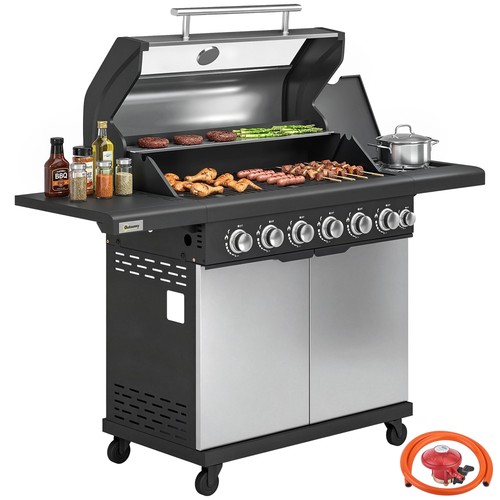 Outsunny burner gas - outsunny, bbq