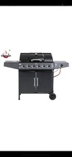 6 burner gas bbq with side