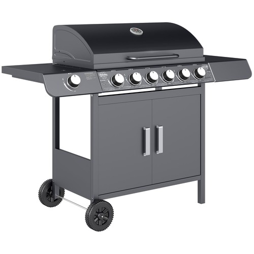 Outsunny burner gas bbq - 6+1,