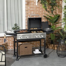 2-in-1 Gas BBQ and Plancha