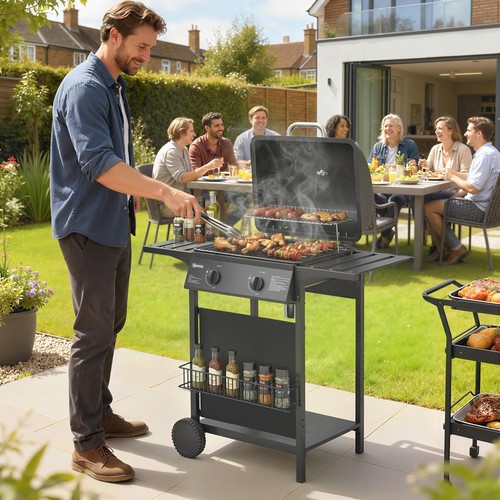 Gas burner barbecue grill 2 - barbecue, grill,
