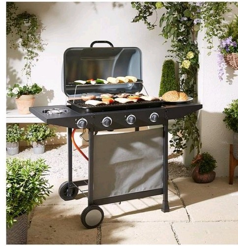 Burner gas bbq with - burner,