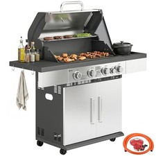 Outsunny 4+1 Burner Gas BBQ