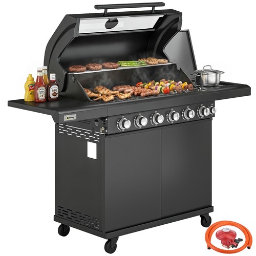 Outsunny burner gas bbq - 6+1,